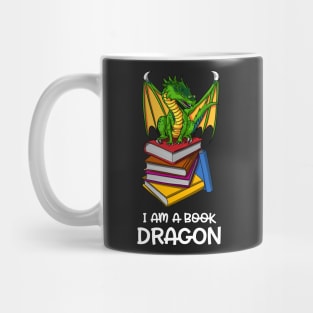 I Am A Book Dragon Mug